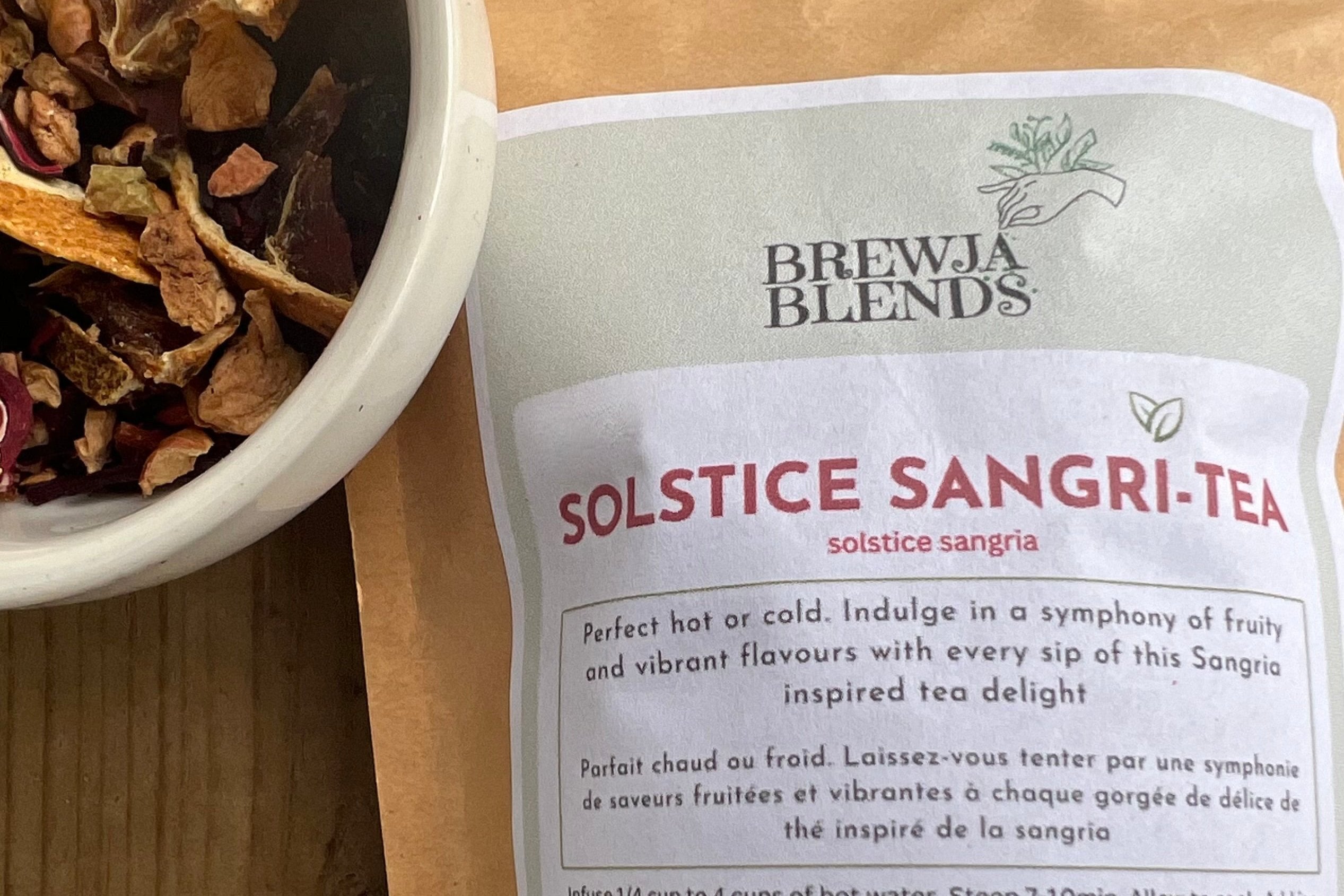laissez-vous tenter Solstice Sangri-tea – Brewja Blends